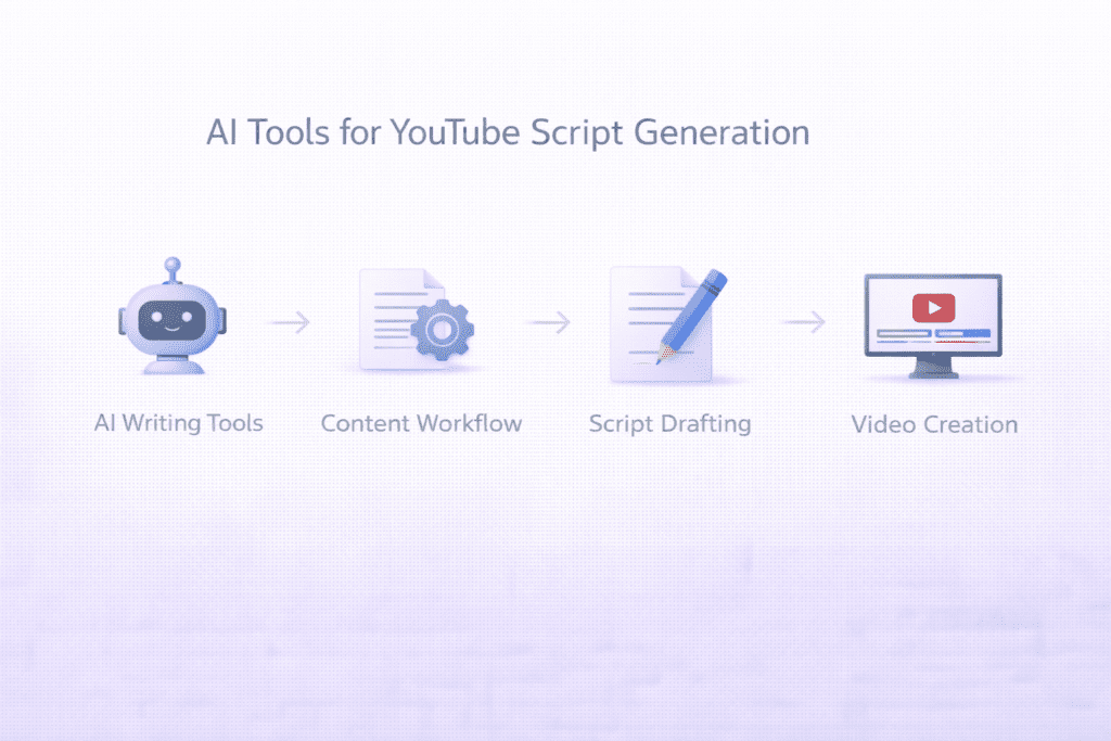 Comparison of ai tools for youtube scripts including Jasper ChatGPT and Rytr