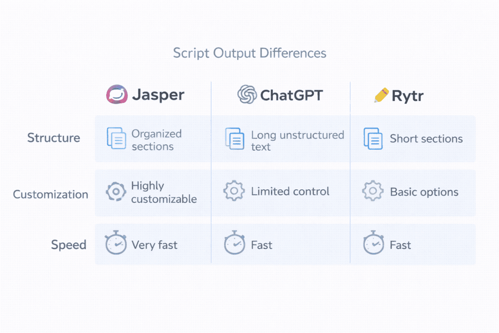 Workflow for creating videos using ai tools for youtube scripts from brainstorming to production