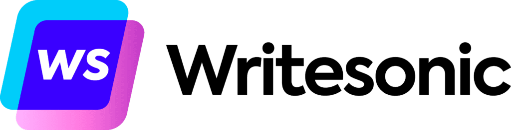 Writesonic logo used in Jasper AI vs Writesonic comparison of AI writing tools