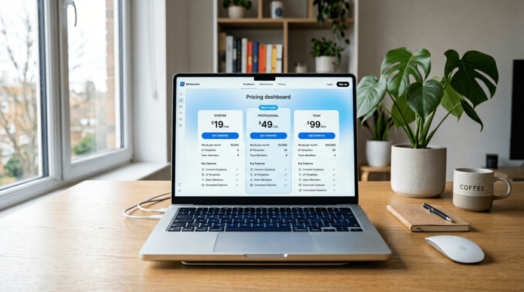 Writesonic Pricing Plans Dashboard Comparison 2026